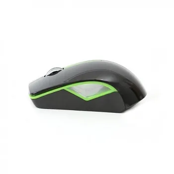 

MOUSE WIRELESS 2.4GHZ 1200DPI BLACK/GREEN BLISTER PLATINET