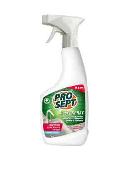 

Spray for countertops and sinks of artificial stone and granite.