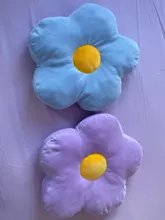 Encantadora 40cm coloridos flor almohada de felpa de juguete de dibujo de planta de silla para muñecas cojín sofá niños amantes regalos de cumpleaños