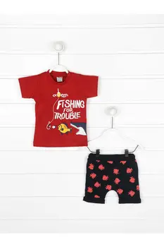 

Red Summer Baby Boy 2 li Suit