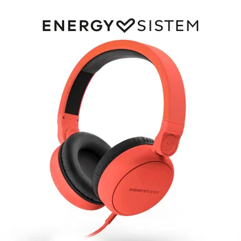 

Energy Sistem Auriculares Style 1 Talk Chili Red (Auriculares Over-Ear,180º plegable,cable extraible Audio-In,NO Bluetooth) Rojo