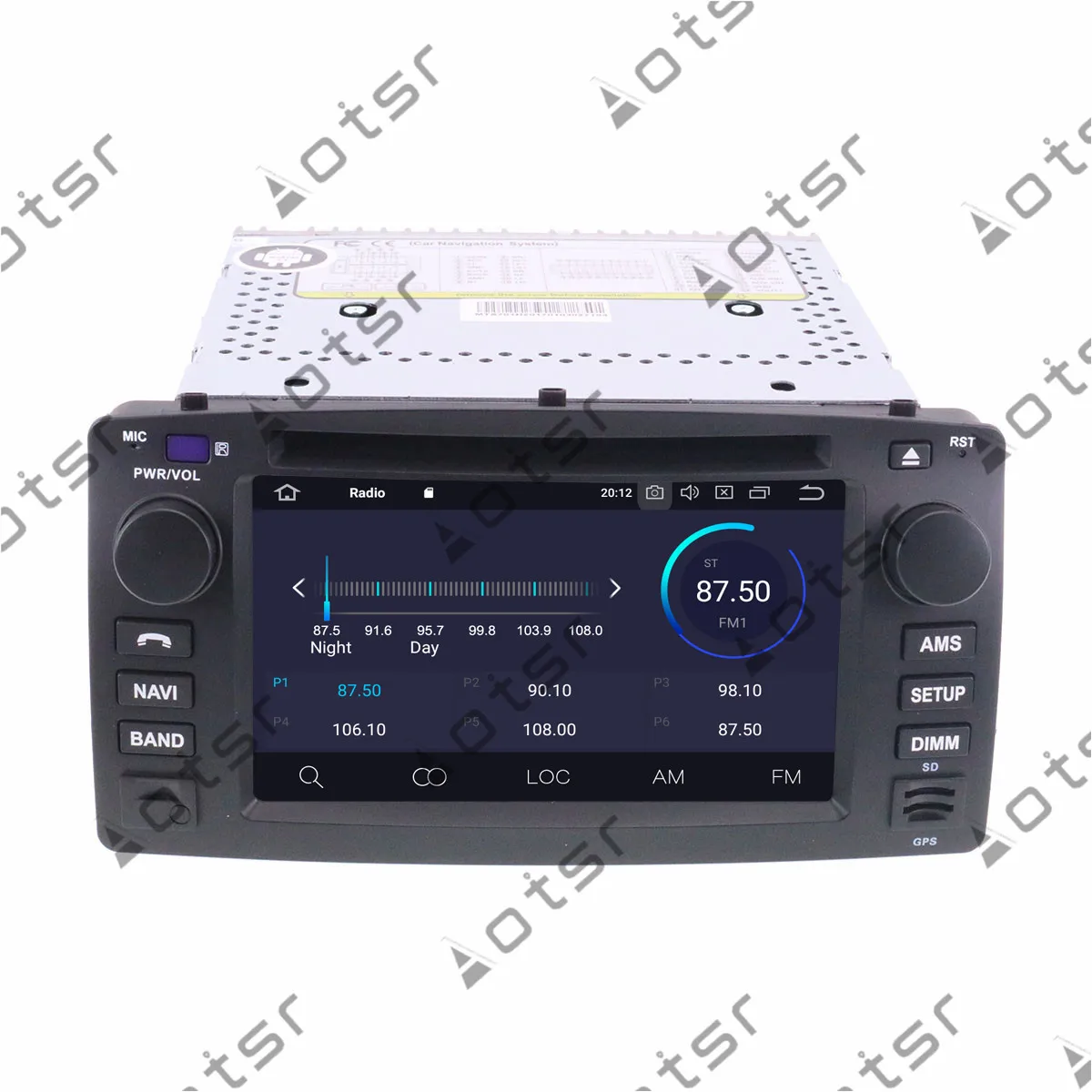 Best 6.2" Android 9.0 IPS GPS Navigation Car Radio Player For Toyota corolla 2001-2006 Multimedia Player Tape Recorder Head Unit 2