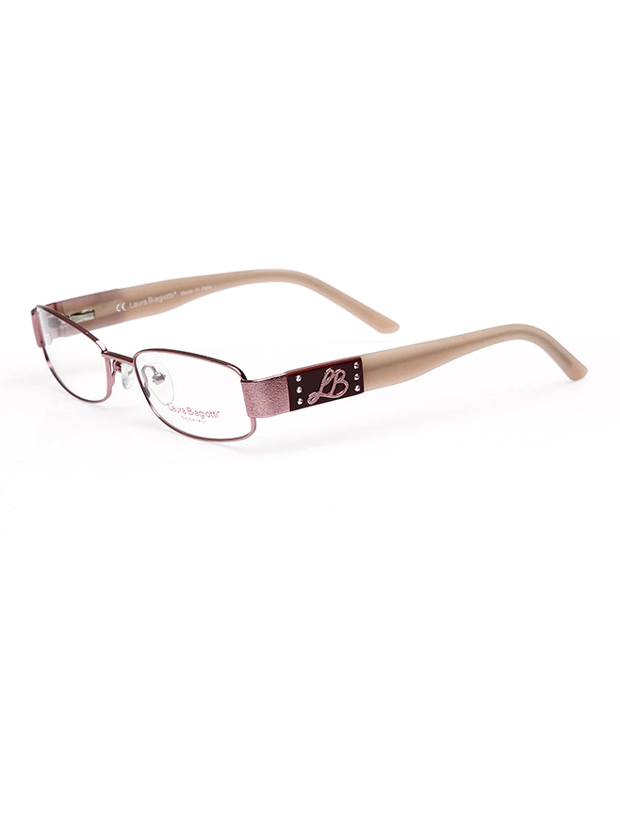 

Markamilla Women Reading Glasses Frame Demo Glasses Eyewear Transparent High Quality WomenLaura Biagiotti LB 006 FTL