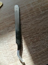 Vetus-Pinzas profesionales para pestañas, de acero inoxidable, antiestáticas, para extensión de pestañas postizas