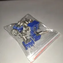 Toggle-Switch Latching MTS-102 2/3-Position 3/6-Pin 5pcs Car AC 103 ON-OFF/ON-OFF-ON