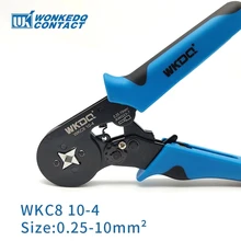 Tubular Terminal Crimper Electrical-Crimping-Pliers Hand-Tools-Set 23-10AWG WKC8 10-4
