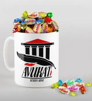 

Personalized Attorney Mug and Haribo Candy Gift Seti-3
