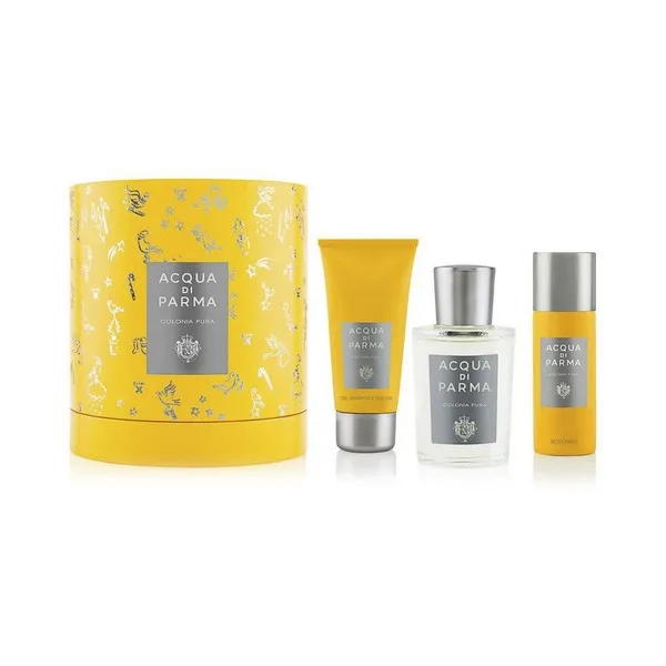 Men's Perfume Set Colonia Pura Acqua Di Parma(3 pcs