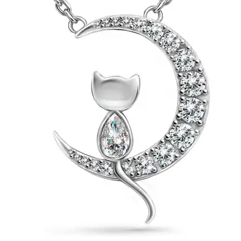 

Sunduk pendant made of silver "kitten on the Moon"