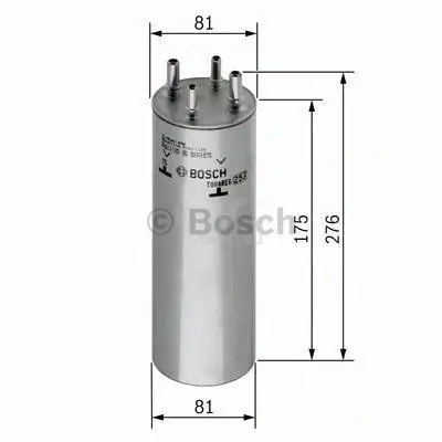 0450906467 bosch топливный фильтр