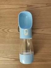 HOOPET Pet Dog Water Bottle Feeder Bowl Portable Water Food Bottle Pets Outdoor Travel