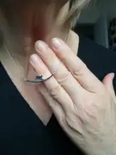 Collares de cadena de clavícula para gato, joyería de plata de ley 925 curvada con personalidad Simple, Animal bonito, para caminar, nueva moda, N090