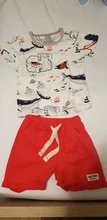 T-Shirt Outfit-Sets Shorts Fish-Print BINIDUCKLING Boys Childrens Cotton Summer And
