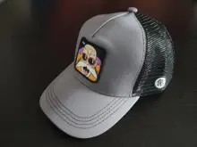Gorra de malla con estampado de DRAGON BALL para hombre y mujer, gorro de malla con estampado de DRAGON BALL NARUTO, Snapback, Gorra de béisbol de algodón Hip Hop, unisex