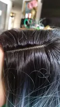 FAVE-peluca sintética ombré negra, púrpura, rubia, gris, lino, marrón/recta, longitud del hombro, Cosplay de parte media, peluca de uso diario para mujer
