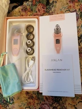 Limpiador de Poros 5 en 1, ANLAN Aspirador de Puntos Negros en la Cara Nariz, 2 Modos de Cuidado de Piel, 5 Niveles de Succión, USB Recargable, Pantalla LED, 5 Sondas Reemplazable para Espinillas/Acné