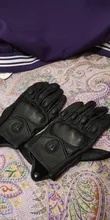Guantes de motocicleta unisex de cuero y carbón para invierno, guantes de moto para hombre y mujer, para motocross, ATV