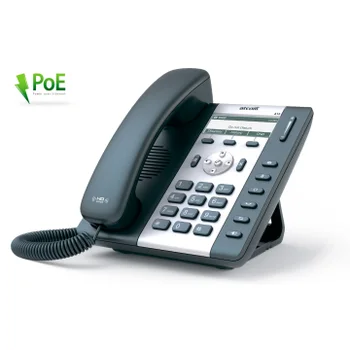 

ATCOM A11 IP-телефон, чб LCD 3", 2x10/100TX, 3 SIP линии, POE (без блока питания)