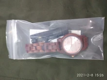 Shifenmei-relojes de madera para hombre y mujer, reloj de pulsera de cuarzo para parejas, con logotipo personalizado