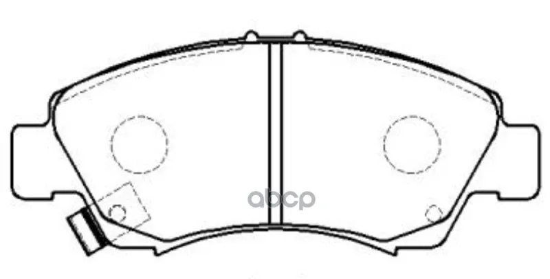 Колодки Тормозные Дисковые Передние Honda Civic 1.3i-1.6i&16v 91-01 Ckho-3 Ctr арт. CKHO-3
