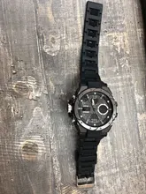 SANAD-reloj deportivo de lujo para hombre, cronógrafo de cuarzo, resistente al agua hasta 5atm, Shock, masculino, 6008