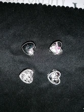 ELESHE 100% auténtica Plata de Ley 925 del encanto del grano Fit Original pulsera brazalete foto personalizada DIY corazón perlas de joyería