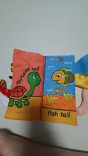 Libro de tela suave con diseño de dinosaurio y cola de Animal para niños, libro de actividades silencioso para aprendizaje, juguetes educativos para edades tempranas de 0 a 12 meses