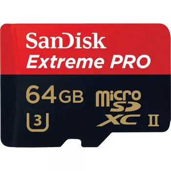 

Sandisk Extreme Pro 64GB flash memory MicroSDXC class 10 UHS-II
