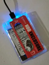 HDD Enclosure Case Stickers External-Hard-Drive-Case DIY Transparent SATA USB3.0 7-9.5mm