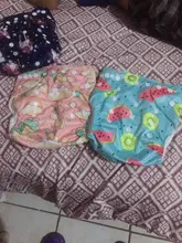 Lavables para bebés de tela Real reutilizable para pañales