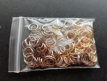 200 unids/lote 4 5 6 7 8 9 10mm saltar anillos conectores de anillos partidos para Diy joyería encontrar haciendo accesorios suministros al por mayor