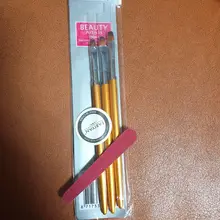 Juego de Herramientas de manicura, trazador de líneas de pintura, brochas de dibujo de flores, lápiz para dibujar pétalos, Gel UV para arte de uñas superior redondo de Metal, 3 uds.