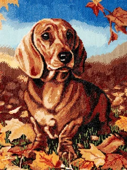 

"floss embroidery kit", "cross stitch", "canvas", "counted cross stitching", "floss threads", "counted cross stitching", "embroidery kit", "Hobby & Pro" "Autumn sadness"