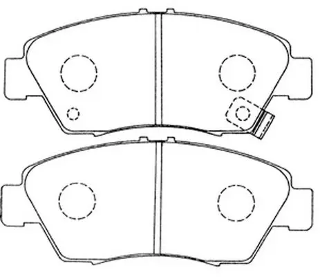 Колодки дисковые передние Honda Civic 1.4/1.6 &amp VT-i VTEC 91-01/CRX 1.6 92-98 FIT FP0621 | Автомобили и