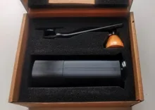 XEOLEO-molinillo de Café Manual de aluminio, 50MM, amoladora de rebaba de acero inoxidable, máquina café cónica