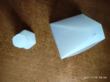 Molde de silicona para manualidades, pirámide transparente, resina decorativa, manualidades fabricación de joyas, molde de resina para joyería