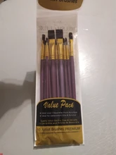 Juego de 6/10 Uds. De pinceles para pintar acuarela, pluma de pintura Gouache, mango de madera de nailon, juego de pinceles de pintura, suministros de arte para dibujar