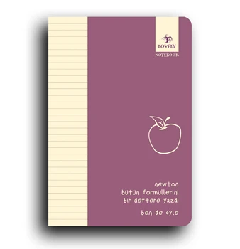 

Concept Notebook - Me Too Series - Note - Organizer - 96 Pg - Lavender Paperback - 165 mm x 240 mm - Ivory Cream 70 gr - Striped