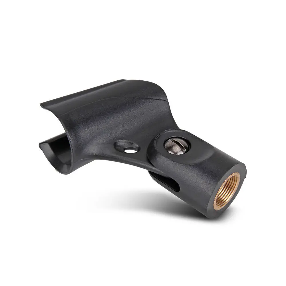 표준 Bolymic 마이크 클립 Shure A25D sm58 용 마이크 홀더 클램프, 핸드 헬드 유선 마이크 2 팩