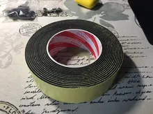 Rubber-Tape Sponge Anti-Collision-Seal-Strip Foam Strong-Adhesion Thick Black 3mm EVA