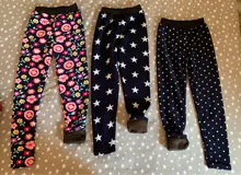 Pantalones de otoño e invierno para niñas, mallas que mantienen el calor, pantalones de lápiz gruesos para niñas de 2, 3, 4, 5, 6, 7 y 8 años