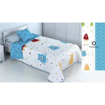 

Bedspread Bouti Basic 5406402 Stamped Monsters 180x260 cm (90)