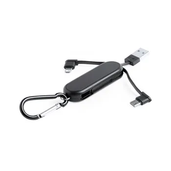 

USB Cable to USB-C and Lightning Black 146303