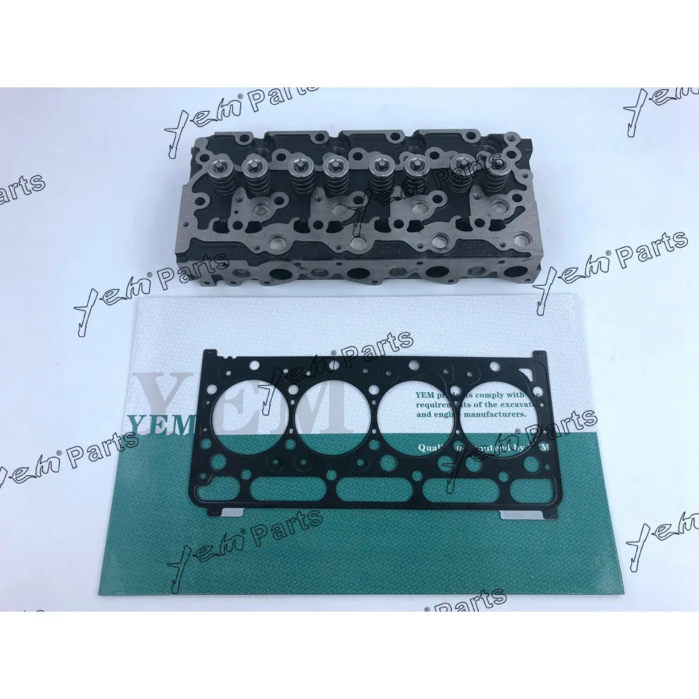 For Kubota diesel engine V2203 cylinder head assembly with valve New type + full gasket