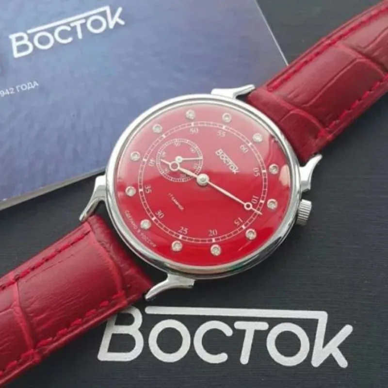 Watch Vostok series 58K with cubic zirconia 581590 afbeelding