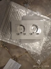 Delviz-Toma corriente con USB estándar para la UE, enchufe de pared con 2 salidas, panel de alimentación CA 110 ~ 250V, de calidad 16A, doble marco, 146x86mm