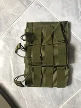 Bolsa táctica militar para Paintball Airsoft, bolsa de nailon 1000D individual/doble/Triple para revistas, M4