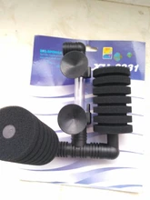 Air Bubble Filter Black Biochemical Sponges for aquarium fish tank water filter cleaning,