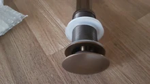 Brass Drain Pop-Up Bathroom Basin Overflow Push-Down Rose-Gold/orb Hole-Design With/without