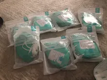 Mascarillas faciales FFP2 reutilizables KN95, máscaras protectoras FPP2 ffp2, color negro, FFP 2 FFP3, 5-70 uds., CE